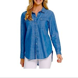 Long sleeve Chambray shirt